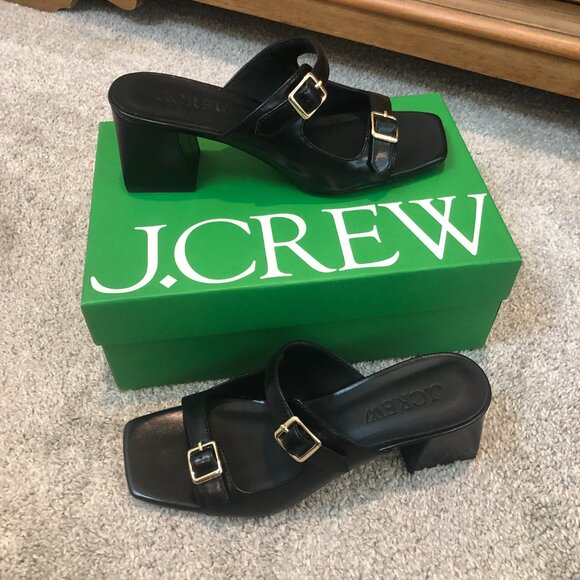 J. Crew Layne buckle sandals in leather - Picture 8 of 8